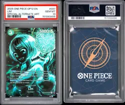 2025 One Piece Lim (SP) OP09-037 Legacy of the Master PSA 10 - Image 3