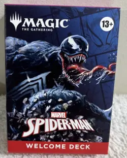 MTG Magic The Gathering Marvel Spider-Man Venom Welcome Deck - Black - Image 1