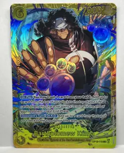 Bartholomew Kuma OP12-119 SEC Legacy of the Master Foil One Piece (English) - Image 1