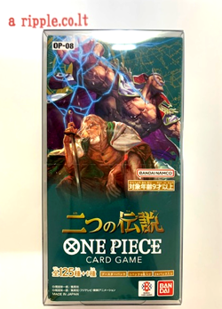 ONE PIECE Card Game OP-08 Two Legends Booster Box Japanese Factory Sealed New JP - Image 1