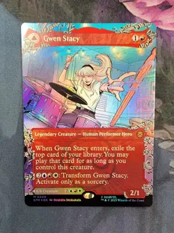 Gwen Stacy (0209) (Borderless) Marvel's Spider-Man Foil - Image 1