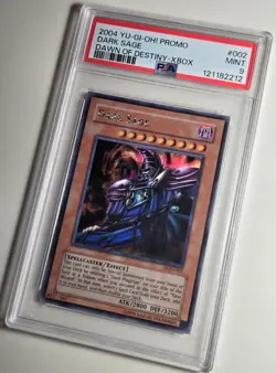 2004 YU-GI-OH! DAWN OF DESTINY Dark Sage DOD-002 PSA 9 - Image 3