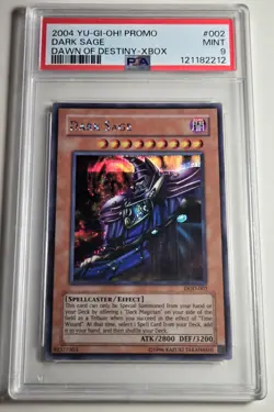 2004 YU-GI-OH! DAWN OF DESTINY Dark Sage DOD-002 PSA 9 - Image 4
