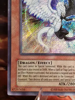Light And Darkness Dragon (2020) RP02-EN095 Secret RP02 2025 Unlimited Edition - Image 3