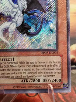 Light And Darkness Dragon (2020) RP02-EN095 Secret RP02 2025 Unlimited Edition - Image 5