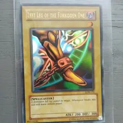 Konami Yu-Gi-Oh! Left Leg of the Forbidden One LOB-121 Ultra Rare Unlimited - Image 1