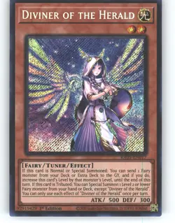 Diviner of the Herald (Secret Rare) RA05-EN017 Yu-Gi-Oh 1st Edition NM - Image 1