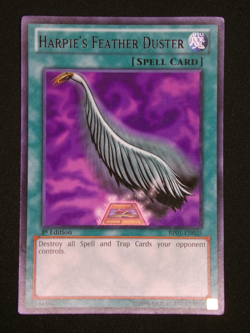 Yugioh / Harpie's Feather Duster / BP01-EN035 / Rare / 1st Ed / NM - Image 1