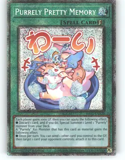 Purrely Pretty Memory (Starlight Rare) RA05-EN120 Yu-Gi-Oh 1st Edition NM - Image 1