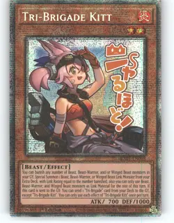 Tri-Brigade Kitt (Starlight Rare) RA05-EN098 Yu-Gi-Oh 1st Edition NM - Image 1