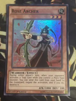 Yugioh: Rose Archer - LC5D-EN098 - Super Rare - 1st Edition LP - Image 1