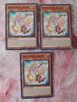 (3) Yu-Gi-Oh! Dawn Angel Kambi ALIN-EN081 Common 1st Edition Alliance Insight - Image 1