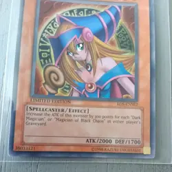 1996 Yu-Gi-Oh YuGiOh Holo Card Dark Magician Girl RDS-ENSE2 Limited Ed. English - Image 3