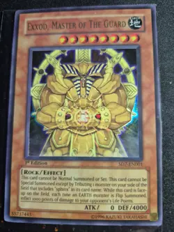 Exxod, Master Of The Guard [1st Edition] - SD7-EN001 - Heavy Played - Yugioh - Image 1