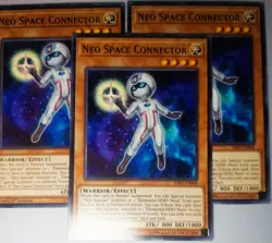 3x Pack SAST-EN008 Neo Space Connector YuGiOh Card CCG - Image 1