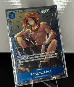 Portgas.D.Ace (Tin Pack Set Vol. 2) Foil PR One Piece Promotion Cards P-074 NM - Image 1