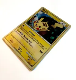 Pokemon Pikachu Holo Black Star Promo HGSS03 2010 Rare HeartGold DMG Card - Image 4