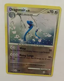 Dragonair 52/146 Legends Awakened Reverse Holo Pokemon Card Crease - Image 2