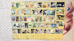 60 Pokemon Cards Electric Commons/Rares NM Bundle Lot - Image 1