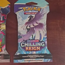 Pokemon TCG Evolving Skies + Chilling Reign Sleeved Booster Pack Cards English - Image 3