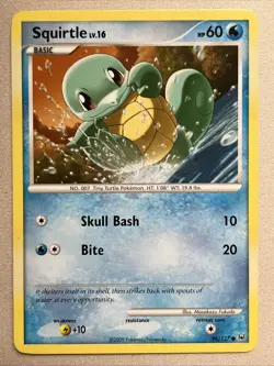 Pokemon Card - Squirtle - Regular - Common (96/127) Platinum: Base Set *LP* - Image 1