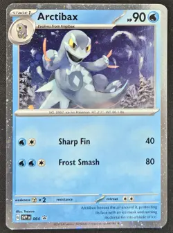 Arctibax SVP064 Black Star Promos Cosmos Holo Pokemon Trading Card Game 2023 NM - Image 1