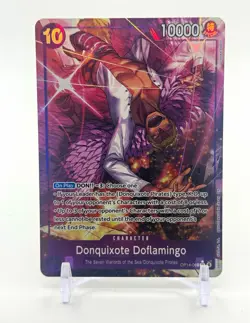 Donquixote Doflamingo OP14-069 Alternate Art SR One Piece TCG Azure Sea’s Seven - Image 1