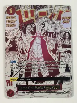 One Piece TCG Come On!! We'll Fight You!! (Alternate Art) Foil #OP09-020 NM - Image 1