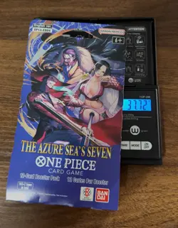 (HEAVY) 37.72g One Piece OP14 The Azure Sea’s Seven Sleeved Booster Pack - Image 1