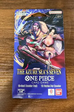 (HEAVY) 37.72g One Piece OP14 The Azure Sea’s Seven Sleeved Booster Pack - Image 3