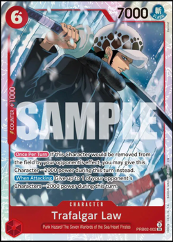 Trafalgar Law PRB02-002 SR One Piece NM - Image 1