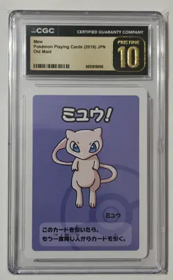 2019 POKEMON OLD MAID MEW CGC 10 PRISTINE - Image 1