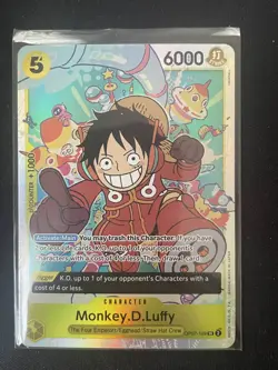 Monkey D Luffy OP07-109 SR 500 Years in the Future ENGLISH One Piece - Image 1