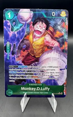 One Piece TCG English OP16-034 Monkey D Luffy Alt Art Parallel - Image 1