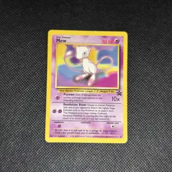 Pokemon Promos - Wizards Black Star Mew #8 Heavy Play Fast Shipping - Image 1