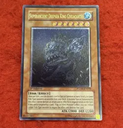 Yu-Gi-Oh! Superancient Deepsea King Coelacanth PTDN-EN034 Ultimate Rare NM - Image 1