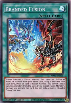 Yu-Gi-Oh! TCG - Branded Fusion SDAZ-EN021 - Super Rare, 1st Edition (LP) - Image 1