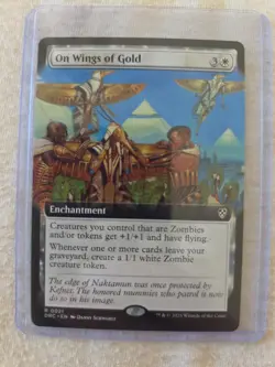 On Wings of Gold (Extended Art) Commander: Aetherdrift Regular - Image 1