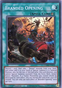 Yu-Gi-Oh! TCG - Branded Opening DAMA-EN054 - Super Rare, 1st Edition (NM) - Image 1