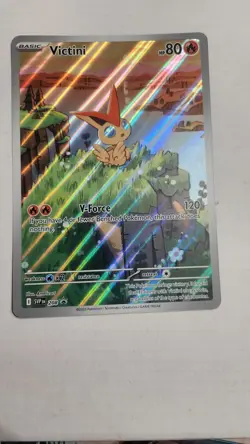Lot of 8 Victini JUMBO Card Scarlet & Violet Black Star Promos Near Mint Holo - Image 1