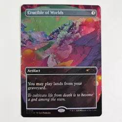 Crucible Of Worlds Alien Auroras Galaxy Foil MTG Secret Lair SLD Magic - Image 1