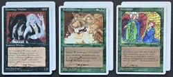 SIGNED MtG Magic Foglio Artist Proof _Chronicles Set_ WOMBAT WHITCHES REVELATION - Image 1