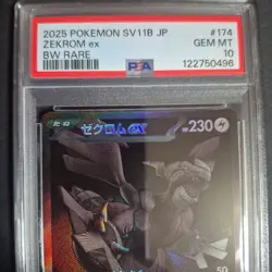 Pokemon Card Zekrom ex BWR Black Volt 174 086 PSA10 Gem Mint Rare Collectors - Image 2