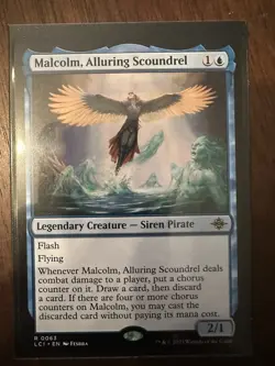 Malcolm, Alluring Scoundrel : MTG / The Lost Caverns of Ixalan / NM - Image 1