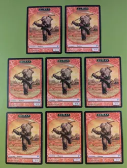 8 Human Token Avacyn Restored Magic the Gathering MTG 8 - Image 1