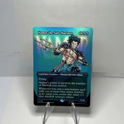 MTG: Namor the Sub-Mariner (Borderless) (0362) Marvel Super Heroes Foil Mythic - Image 1