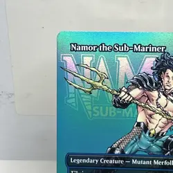 MTG: Namor the Sub-Mariner (Borderless) (0362) Marvel Super Heroes Foil Mythic - Image 2