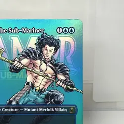 MTG: Namor the Sub-Mariner (Borderless) (0362) Marvel Super Heroes Foil Mythic - Image 3