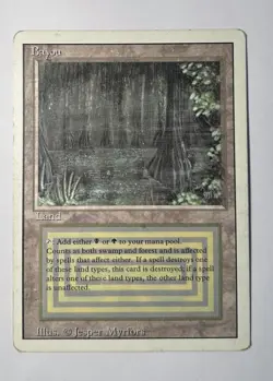 Bayou - Revised Edition (3rd Edition, 3ED) 1994 - MTG Rare MP - Image 1