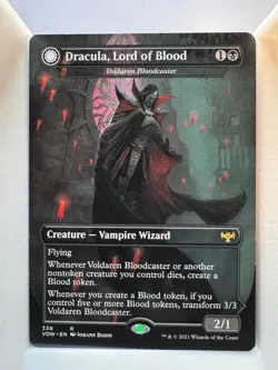 Dracula, Lord of Blood - Voldaren Bloodcaster R Innistrad: Crimson Vow 338 NM - Image 1